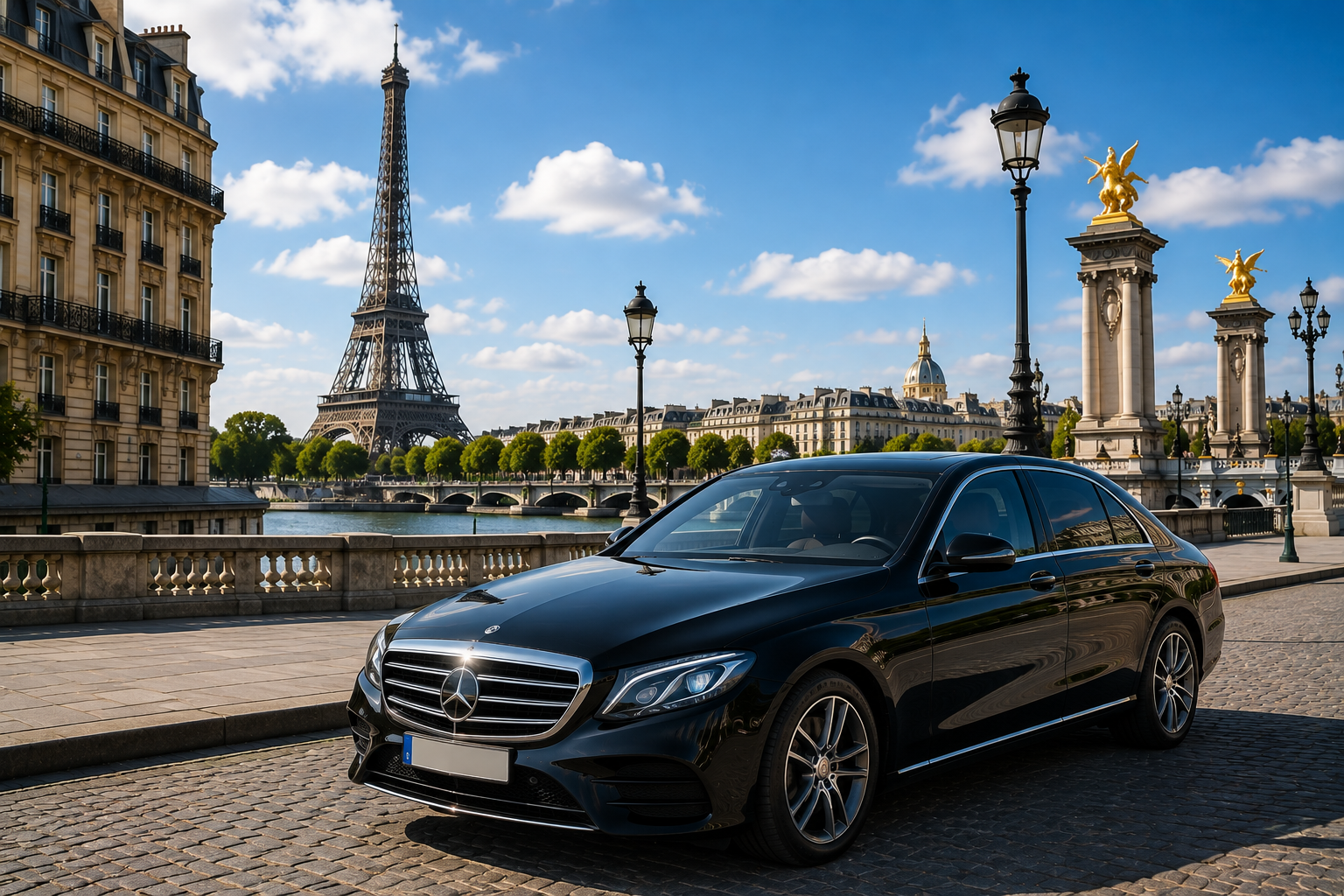 Paris City Highlights by Private Car